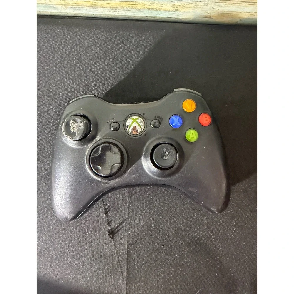 Microsoft Xbox 360‎ Wireless Controller Black Good Condition Model 1403 OEM